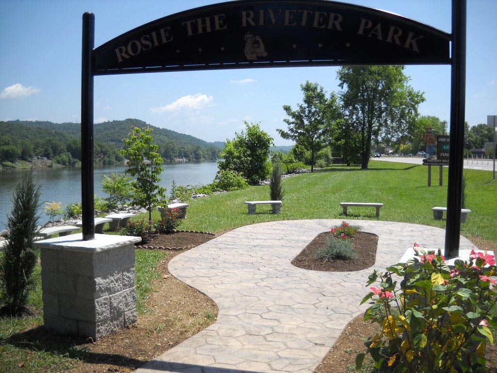 The Rosie the Riveter Park in St Albans Photos courtesy of Richard McCoy
